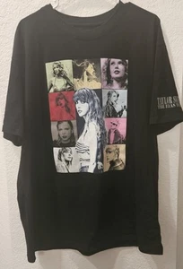 OFFICIAL - Taylor Swift - Era's Tour -Double Sided Black T Shirt - Adult XL - Picture 1 of 6