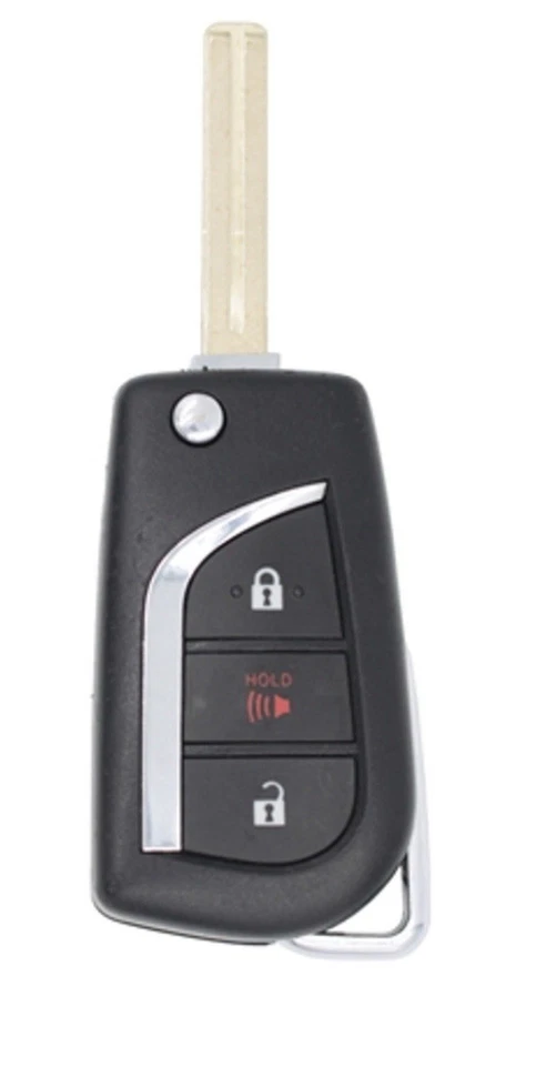 Mando a distancia OEM TOYOTA C-HR 2020-2022 llave abatible sin llave MOZB3M2F2L 3 BOTONES CHR Foto 1 de 2