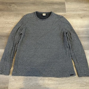 Camiseta Camisa Reversible Faherty Para Hombre Talla Grande Rayas Nube Manga Larga - Imagen 1 de 9