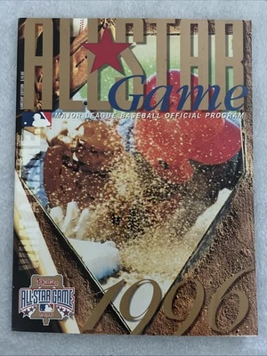 MLB All Star Game Program 1996 Philadelphia Veterans Stadium Excellent - Image 1 of 4