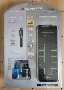 Monster 101647-00 Platinum 800 UltraHD TV HDMI and Cleaning Kit NEW Sealed - Picture 1 of 6