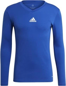 Adidas Mens Base First Layer Thermal Top T Shirt Crew Football Skins Baselayer - Picture 1 of 3