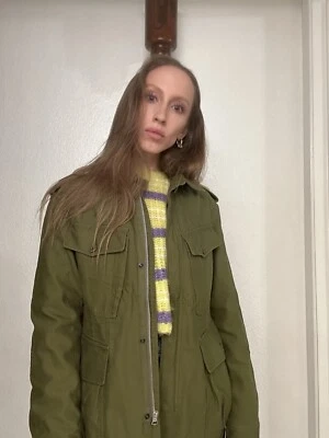 Rag & Bone Women’s Green Military Jacket, Size Small Foto 1 de 4
