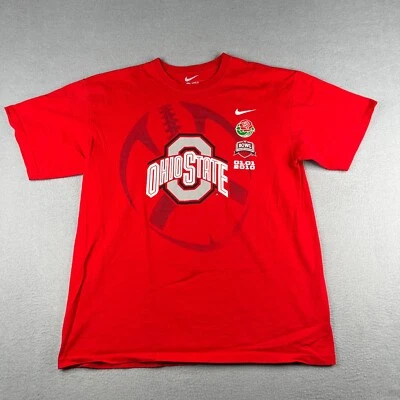 Мужская футболка Ohio State Nike Red Rose Bowl серия CHampionship 2010 свободного покроя - Изображение 1 из 4