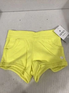 Carter’s Little Girl  Shorts Size 24 Month Yellow (TW-3719) - Picture 1 of 5