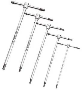 Facom 84TC.JE5 5 piece T Handled Hexagon Key Set 3-8mm Heavy Duty Allen Handle - Picture 1 of 2