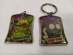 Llavero exclusivo The Trash Pack etiquetas basura neumático muerto y ratón molecular - Imagen 1 de 5