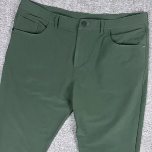 Public Rec Pants Mens 40x36 Dealmaker Workday 2.0 Green Five Pocket Chino - Picture 1 of 12