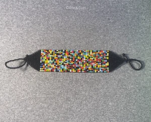 Embera Chami Perlen Armband von Frauen des kolumbianischen Ureinwohnerstammes 3203 - Bild 1 von 2