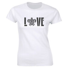 Love Turtle Printed T-Shirt for Women