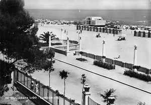 8493) GIULIANOVA LIDO (TERAMO) LUNGOMARE. VIAGGIATA NEL 1950. - Bild 1 von 2