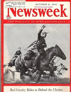 Newsweek 1941, October 6, Seas of Mud, Russian War, Aid To Russia - Picture 1 of 1
