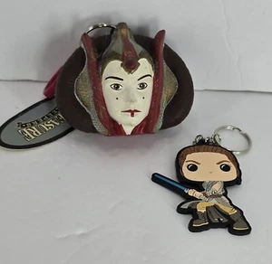 AMIDALA STAR WARS 5" TREASURE Keepers COIN & BACKPACK CLIP 1999 Plus Key Chain - Picture 1 of 7