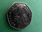 2017 Benjamin Bunny 50p Coin, Part of UK Beatrix Potter Collectable Coin Set