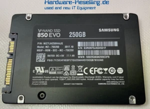 Samsung 250GB 2,5" SATA III 6G SSD NAND 512MB MZ-75E250 MZ7LN250HAJQ - Imagen 1 de 1