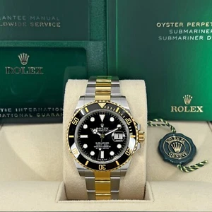 2025 Rolex Submariner Date, 41mm Two-Tone Black, Unworn Full Set, 126613LN - Picture 1 of 15