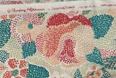 6 Yds Sunday Afternoon by Connecting Threads Fabric 2011 USA  (115) - Image 1 of 3