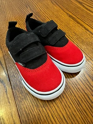 Vans Tenis Niños Pequeños 5 Nuevos Doheny OTW Pared Lateral Rojo/Negro Zapatos Foto 1 de 4
