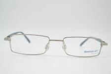 Occhiali REEBOK B8057 Argento Blu Angolare Montatura Occhiali Nuovo