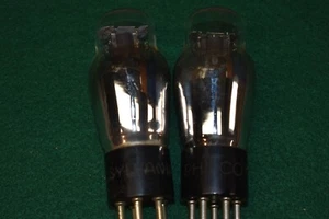 Type 76 Philco / Sylvania Audio Receiver Power Vacuum Tubes Tested Pair - Picture 1 of 6