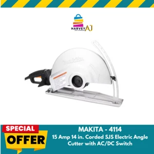 Makita 4114 Taglierina angolare elettrica 15 Amp SJS 14" con interruttore AC/DC - Foto 1 di 5