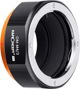 K&F Concept Manual Lens Adapter for Olympus OM Lens to Micro 4/3 MFT M43 Cameras - Picture 1 of 9