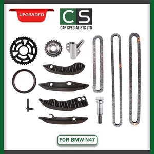 BMW N47 N47 D20 2.0 & 1.6 DIESEL ENGINE UPGRADED TIMING CHAIN KIT VERSION NEW - Picture 1 of 5