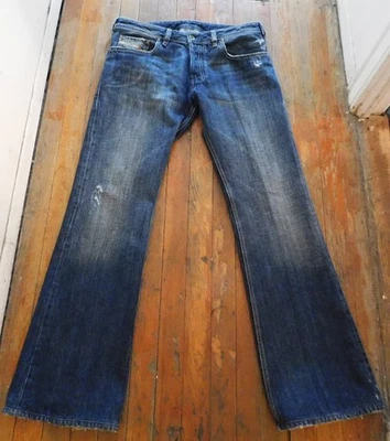 JEANS DIESEL ZATHAN 0071S TAMANHO 32 X 32 ALGODÃO BOTÃO FLY - Imagem 1 de 4