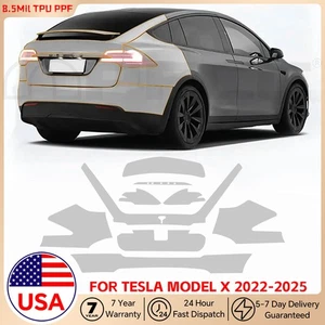 For Tesla Model X 2022-2025 Rear Bumper Precut Paint Protection Film Clear PPF - Picture 1 of 12