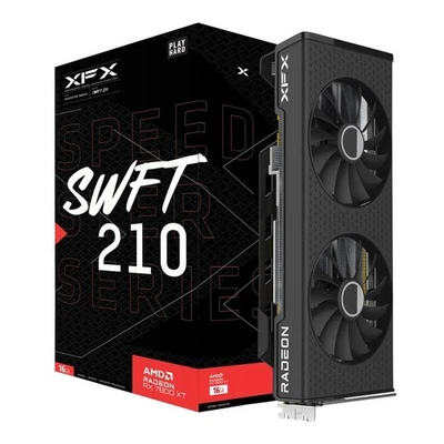 XFX Speedster SWFT210 AMD Radeon RX 7800XT 16GB GDDR6 Ram PCIe 4.0 Graphics Card - Image 1 of 3