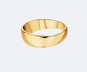 Calvin Klein 35000830 Breites starres Armreif aus Stahl glänzend vergoldet - Bild 1 von 4