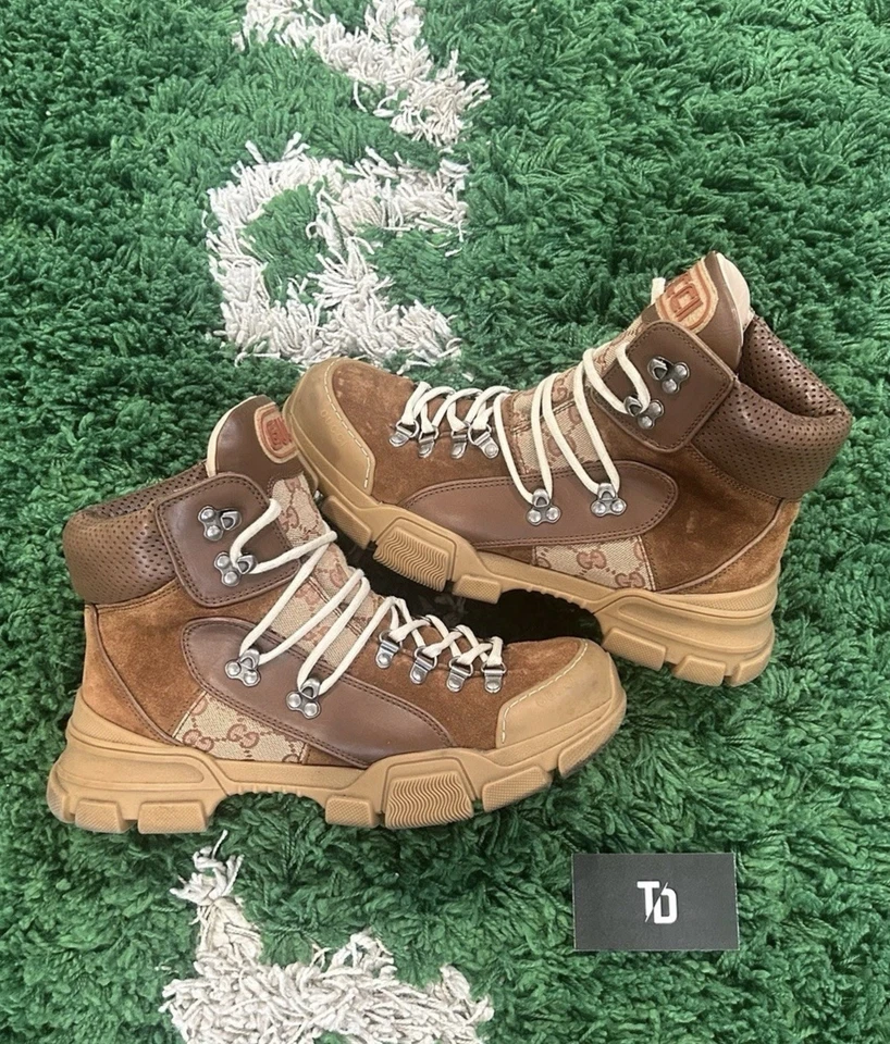 Подлинный Gucci flashtrek sega монограмма ботинки - Изображение 1 из 1