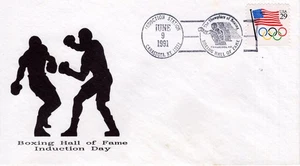 BOXING HALL OF FAME, CANASTORA, NY 1991 FDC20013 - Picture 1 of 1