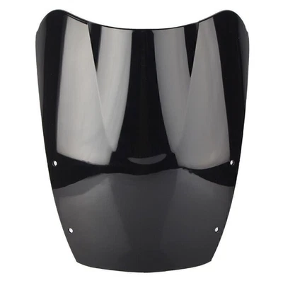 For Suzuki GSX600F/750F Katana 1987-97 Black Windshield Windscreen Double Bubble - Image 1 of 4