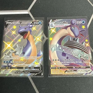 Lapras V SV110/SV122 & Lapras VMAX SV111/SV122 Shining Fates Pokemon TCG NM - Picture 1 of 4