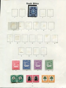 SUDÁFRICA Antigua colección M&U en páginas 100+ estampillas - Imagen 1 de 5