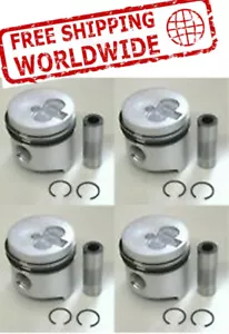 4Cyl piston kit set for peugeot 1.9 XUD9 Diesel 405 83mm STD 7137230000 062817 - Bild 1 von 8