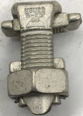 KSU22 BURNDY CROSS PLANA-.74 X LONGITUD 1.25 X W-.57 SERVITO de aleación de cobre estañado Foto 1 de 4