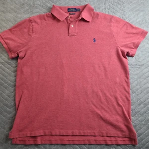 Polo Ralph Lauren Polo Blue Pony Size XL Peach/Coral Great Condition 100% Cotton - Picture 1 of 16