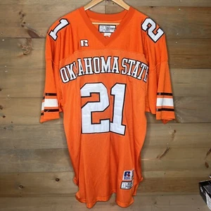 Russell Athletic Collegiate Legends Barry Sanders #21 OK State Jersey Size 56 - Picture 1 of 8