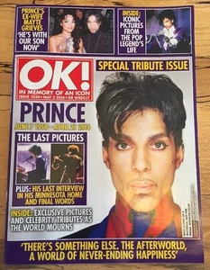 PRINCE ok Magazine - In MEMORY of an Icon - SPECIAL TRIBUTE Issue NEW - Picture 1 of 4