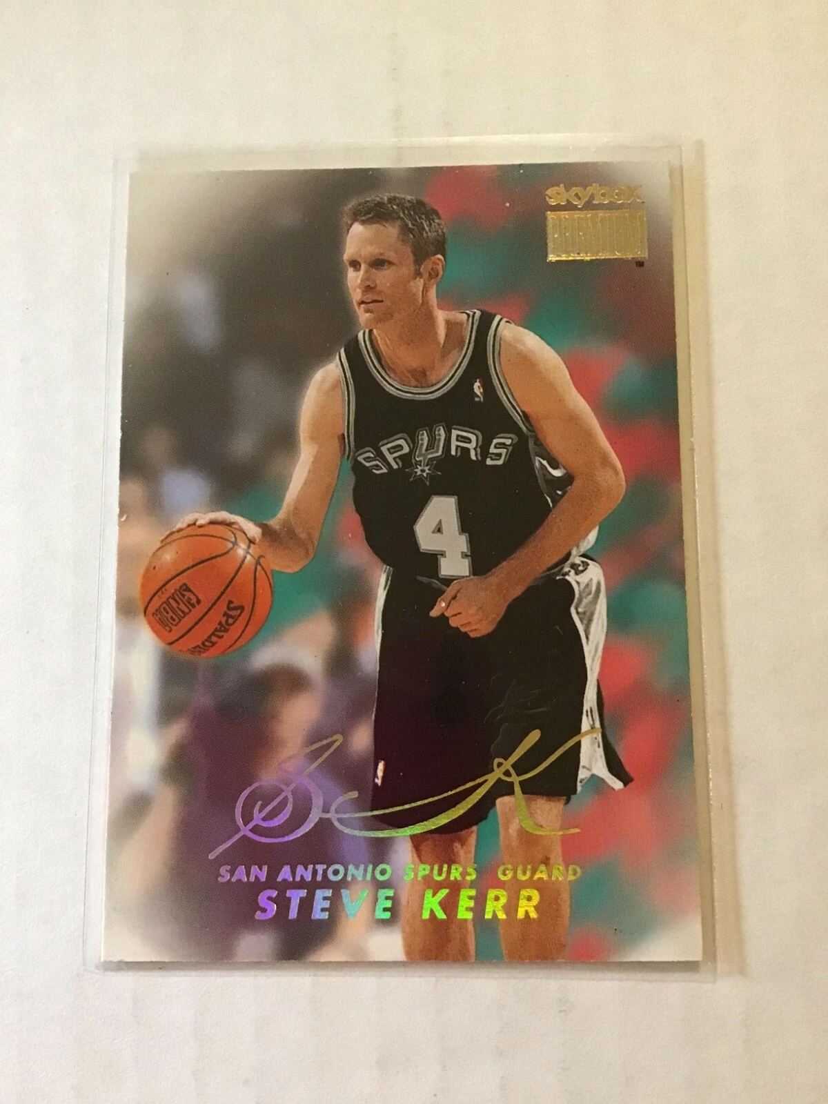 1998-99 SkyBox Premium Basketball #175 Steve Kerr V166 WARRIORS BULLS SPURS