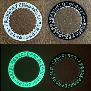 Calendario verde brillante reloj disco fecha día disco para pieza de movimiento NH35 - Imagen 1 de 14