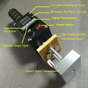500W High Power Leder Stempel Lötkolben Branding Eisen Maschine 110V/220V - Bild 1 von 5