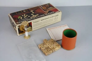 Juego Sentence Cube Vintage 1971 Marca Scrabble de Selchow & Righter Co. Completo - Imagen 1 de 5