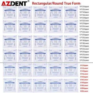AZDENT Dental Orthodontic Niti Reverse Curve Rectangular /Round Arch Wires True - Picture 1 of 11