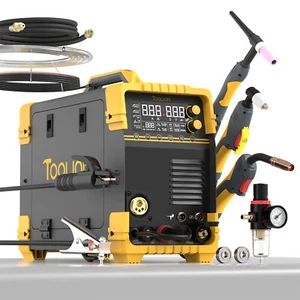 5-in-1 Pro MIG/TIG/Stick/CUT Aluminum Welder, 110/220V Dual, Spool Gun Ready - Picture 1 of 8