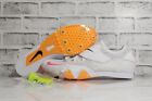 Nike Zoom Pole Vault Elite 3 Track Shoes White Orange AA1204-101 Men’s Sz 10.5