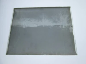 ONE (1) EARLY 1900s GLASS NEGATIVE: MAINE, "BUILDINGS IN THE SNOW" - Picture 1 of 1