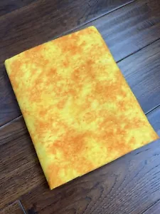Blank Quilting - Orange And Yellow Marble Cotton Fabric- 3 Yards Quilt Fabric - Picture 1 of 6